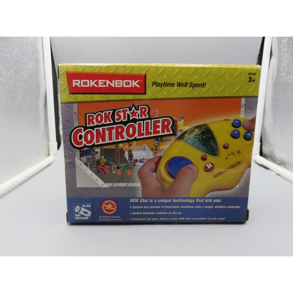 Rokenbok ROK Star Controller Yellow Wireless Remote 08700 New in Box 2010 Sealed